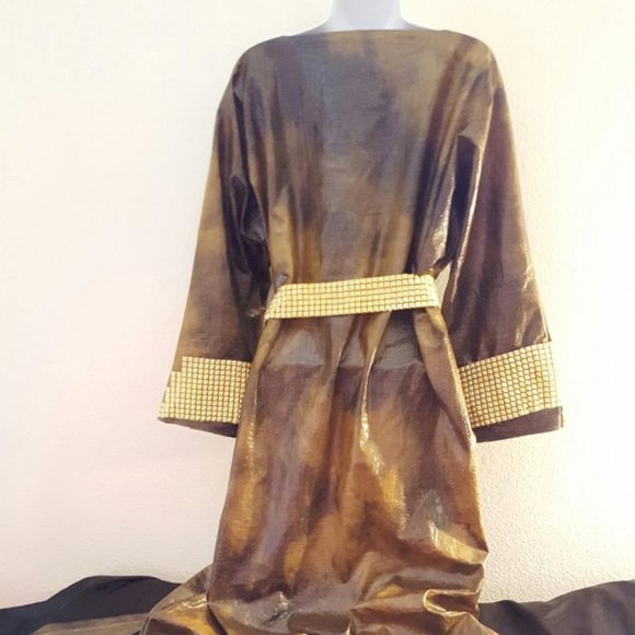 Medieval Tudors Inspired Faux Croc Maxi Coat - Picture 6 of 8